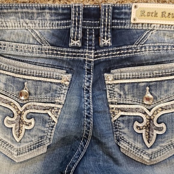 NWT! ROCK REVIVAL "KAMEA" SKINNY JEANS 28 MSRP$189 - Picture 14 of 15